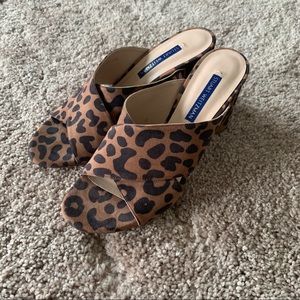 Stuart Weizman Galene Sandal leopard 6.5M